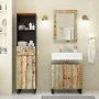 Conjunto de muebles de baño 3 piezas madera maciza reciclada von vidaXL, Badezimmermöbel - Ref: Foro24-3200639, Preis: 286,39...