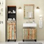 Conjunto de muebles de baño 3 piezas madera maciza reciclada von vidaXL, Badezimmermöbel - Ref: Foro24-3200639, Preis: 291,32...