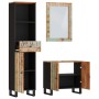 Conjunto de muebles de baño 3 piezas madera maciza reciclada von vidaXL, Badezimmermöbel - Ref: Foro24-3200639, Preis: 291,32...