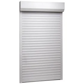 White aluminum blind 110x220 cm by vidaXL, Shutters - Ref: Foro24-144971, Price: 297,59 €, Discount: %