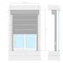 Weißes Aluminiumrollo 110x220 cm von vidaXL, Fensterläden - Ref: Foro24-144971, Preis: 297,55 €, Rabatt: %