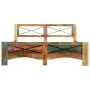 Recycled solid wood bed frame 140x200 cm by vidaXL, Beds and slatted bases - Ref: Foro24-247666, Price: 317,38 €, Discount: %