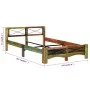 Recycled solid wood bed frame 140x200 cm by vidaXL, Beds and slatted bases - Ref: Foro24-247666, Price: 317,38 €, Discount: %