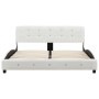 Kunstlederbettgestell in Weiß 140x200 cm von vidaXL, Betten und Lattenroste - Ref: Foro24-280314, Preis: 220,35 €, Rabatt: %