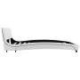 Estructura de cama de cuero sintético blanco 140x200 cm de vidaXL, Camas y somieres - Ref: Foro24-280314, Precio: 216,76 €, D...