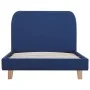Blue fabric bed frame 90x200 cm by vidaXL, Beds and slatted bases - Ref: Foro24-280876, Price: 150,33 €, Discount: %