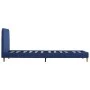 Blue fabric bed frame 90x200 cm by vidaXL, Beds and slatted bases - Ref: Foro24-280876, Price: 150,33 €, Discount: %