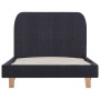 Dark gray fabric bed frame 90x200 cm by vidaXL, Beds and slatted bases - Ref: Foro24-280866, Price: 130,14 €, Discount: %