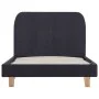 Dark gray fabric bed frame 90x200 cm by vidaXL, Beds and slatted bases - Ref: Foro24-280866, Price: 128,45 €, Discount: %