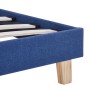 Blue fabric bed frame 140x200 cm by vidaXL, Beds and slatted bases - Ref: Foro24-280878, Price: 147,14 €, Discount: %