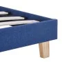 Blue fabric bed frame 140x200 cm by vidaXL, Beds and slatted bases - Ref: Foro24-280878, Price: 145,99 €, Discount: %