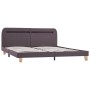 Bed frame with LED taupe fabric 180x200 cm by vidaXL, Beds and slatted bases - Ref: Foro24-280915, Price: 147,46 €, Discount: %