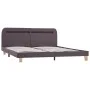 Bed frame with LED taupe fabric 180x200 cm by vidaXL, Beds and slatted bases - Ref: Foro24-280915, Price: 146,19 €, Discount: %