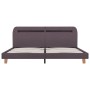 Bed frame with LED taupe fabric 180x200 cm by vidaXL, Beds and slatted bases - Ref: Foro24-280915, Price: 147,46 €, Discount: %