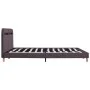 Bed frame with LED taupe fabric 180x200 cm by vidaXL, Beds and slatted bases - Ref: Foro24-280915, Price: 146,19 €, Discount: %