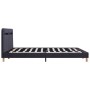 Bed frame with LED dark gray fabric 180x200 cm by vidaXL, Beds and slatted bases - Ref: Foro24-280895, Price: 179,91 €, Disco...