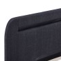 Bed frame with LED dark gray fabric 180x200 cm by vidaXL, Beds and slatted bases - Ref: Foro24-280895, Price: 179,91 €, Disco...