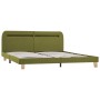 Bettgestell mit grünem LED-Stoff 160x200 cm von vidaXL, Betten und Lattenroste - Ref: Foro24-280909, Preis: 182,63 €, Rabatt: %