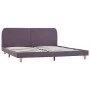 Taupe fabric bed frame 180x200 cm by vidaXL, Beds and slatted bases - Ref: Foro24-280890, Price: 166,85 €, Discount: %
