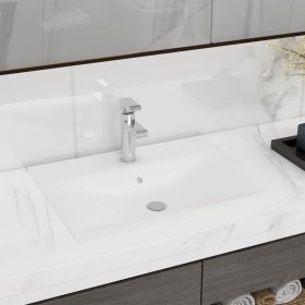 Rectangular ceramic sink with tap hole 60x46 cm by vidaXL, Sinks - Ref: Foro24-140686, Price: 89,49 €, Discount: %