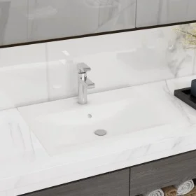 Rectangular ceramic sink with tap hole 60x46 cm by vidaXL, Sinks - Ref: Foro24-140686, Price: 88,25 €, Discount: %