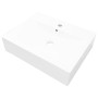 Rectangular ceramic sink with tap hole 60x46 cm by vidaXL, Sinks - Ref: Foro24-140686, Price: 89,49 €, Discount: %