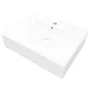 Rectangular ceramic sink with tap hole 60x46 cm by vidaXL, Sinks - Ref: Foro24-140686, Price: 88,25 €, Discount: %