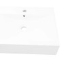 Rectangular ceramic sink with tap hole 60x46 cm by vidaXL, Sinks - Ref: Foro24-140686, Price: 89,49 €, Discount: %