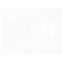 Rectangular ceramic sink with tap hole 60x46 cm by vidaXL, Sinks - Ref: Foro24-140686, Price: 89,49 €, Discount: %