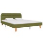 Bettgestell mit grünem LED-Stoff 180x200 cm von vidaXL, Betten und Lattenroste - Ref: Foro24-280910, Preis: 132,93 €, Rabatt: %