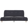 Estructura de cama de tela gris oscuro 160x200 cm de vidaXL, Camas y somieres - Ref: Foro24-280919, Precio: 160,80 €