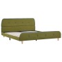 Green fabric bed frame 140x200 cm by vidaXL, Beds and slatted bases - Ref: Foro24-280933, Price: 185,31 €, Discount: %