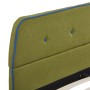 Green fabric bed frame 140x200 cm by vidaXL, Beds and slatted bases - Ref: Foro24-280933, Price: 185,31 €, Discount: %