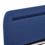 Bed frame with LED blue fabric 160x200 cm by vidaXL, Beds and slatted bases - Ref: Foro24-280904, Price: 149,98 €, Discount: %
