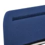 Bed frame with LED blue fabric 160x200 cm by vidaXL, Beds and slatted bases - Ref: Foro24-280904, Price: 147,11 €, Discount: %