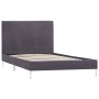 Gray fabric bed frame 90x200 cm by vidaXL, Beds and slatted bases - Ref: Foro24-280946, Price: 101,05 €, Discount: %