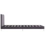 Gray fabric bed frame 90x200 cm by vidaXL, Beds and slatted bases - Ref: Foro24-280946, Price: 101,05 €, Discount: %