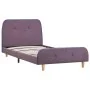 Taupe fabric bed frame 90x200 cm by vidaXL, Beds and slatted bases - Ref: Foro24-280936, Price: 103,99 €, Discount: %