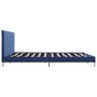 Estructura de cama de tela azul 180x200 cm de vidaXL, Camas y somieres - Ref: Foro24-280955, Precio: 163,13 €, Descuento: %