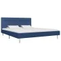 Bettgestell mit LED-Stoff in Blau, 180 x 200 cm von vidaXL, Betten und Lattenroste - Ref: Foro24-280975, Preis: 160,29 €, Rab...