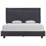 Dark gray fabric bed frame 140x200 cm by vidaXL, Beds and slatted bases - Ref: Foro24-280983, Price: 182,40 €, Discount: %