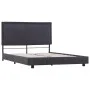 Dark gray fabric bed frame 140x200 cm by vidaXL, Beds and slatted bases - Ref: Foro24-280983, Price: 182,40 €, Discount: %