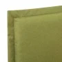 Estructura de cama de tela verde 140x200 cm de vidaXL, Camas y somieres - Ref: Foro24-280998, Precio: 147,78 €, Descuento: %