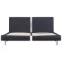 Black synthetic leather bed frame 120x200 cm by vidaXL, Beds and slatted bases - Ref: Foro24-280827, Price: 134,14 €, Discoun...