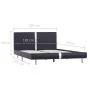 Estructura de cama de cuero sintético negro 120x200 cm de vidaXL, Camas y somieres - Ref: Foro24-280827, Precio: 134,14 €, De...