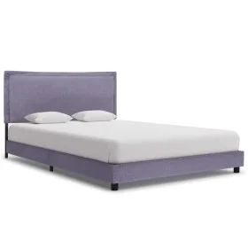 Light gray fabric bed frame 140x200 cm by vidaXL, Beds and slatted bases - Ref: Foro24-280988, Price: 156,91 €, Discount: %