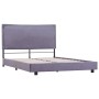 Light gray fabric bed frame 140x200 cm by vidaXL, Beds and slatted bases - Ref: Foro24-280988, Price: 158,91 €, Discount: %