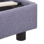 Estructura de cama de tela gris claro 140x200 cm de vidaXL, Camas y somieres - Ref: Foro24-280988, Precio: 158,81 €, Descuent...