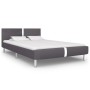 Estructura de cama de cuero sintético gris 140x200 cm de vidaXL, Camas y somieres - Ref: Foro24-280838, Precio: 181,92 €, Des...