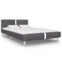 Graues Kunstlederbettgestell 140x200 cm von vidaXL, Betten und Lattenroste - Ref: Foro24-280838, Preis: 179,19 €, Rabatt: %